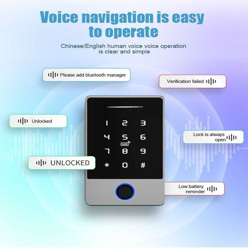 Panou control acces smart K2-2, K2F-2 TTLOCK IP66 waterproof Panou control acces smart K2-2, K2F-2 TTLOCK IP66 waterproof